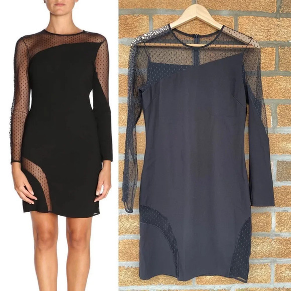 PINKO - ISACCO DRESS ISAAC - BLACK size 6 - Picture 1 of 16